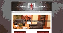 Desktop Screenshot of muskokastaffing.com